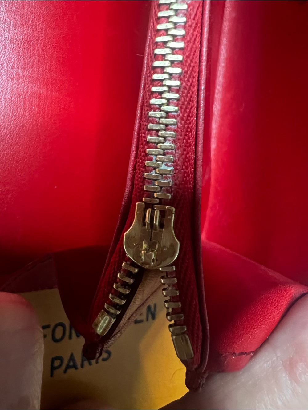 Louis Vuitton Red Epi Leather Continental Wallet - Picture 8 of 15